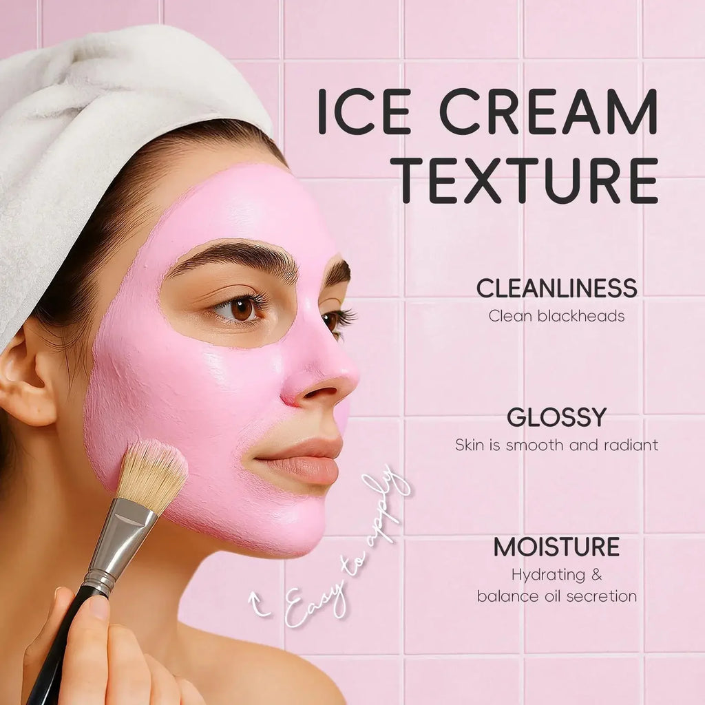 LAIKOU Sakura Eggplant Mud Mask 10pcs | Pore & Oil Control Clay Face Mask PRIMED