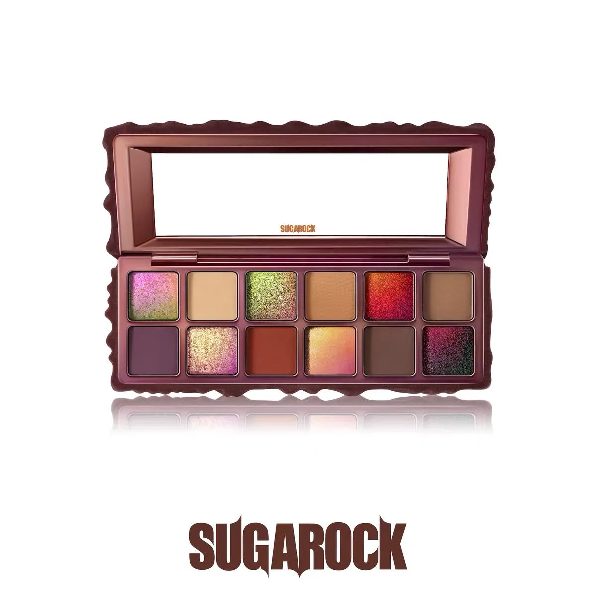 Sugarock 12-Color Eyeshadow Palette – Shimmer & Matte
