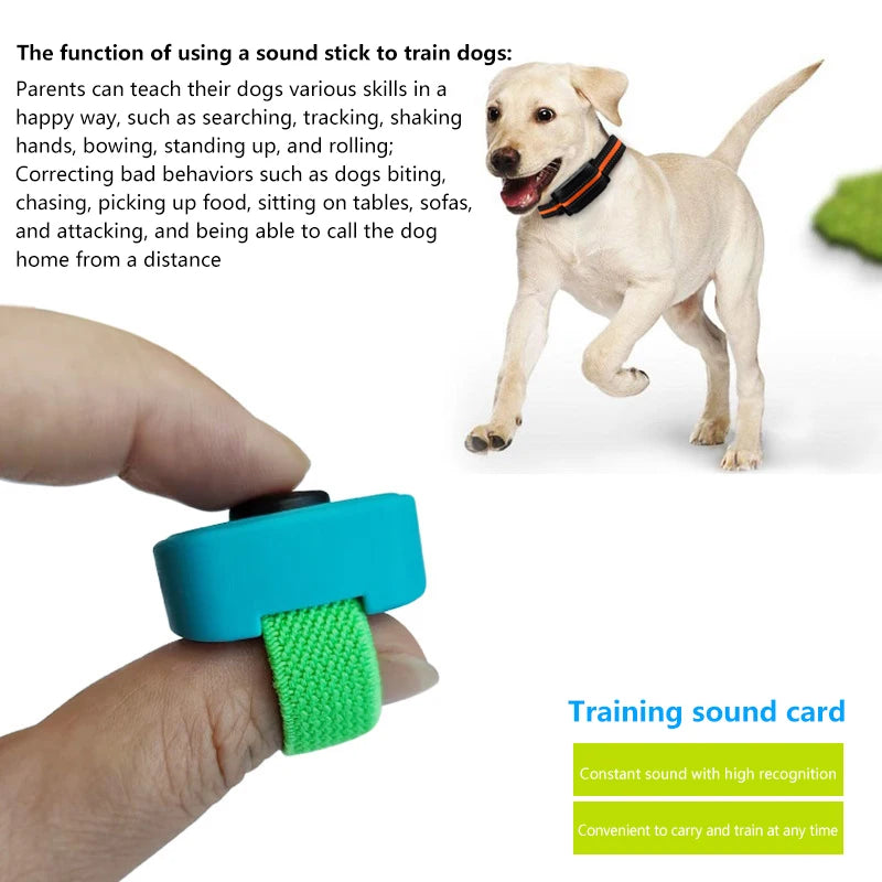 Pet Clicker Trainer for Dogs & Cats – Thumb Sound Clicker