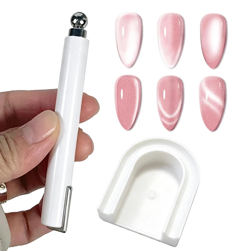 U-Shaped Cat Eye Nail Magnet Guide Tool | DIY Gel Polish