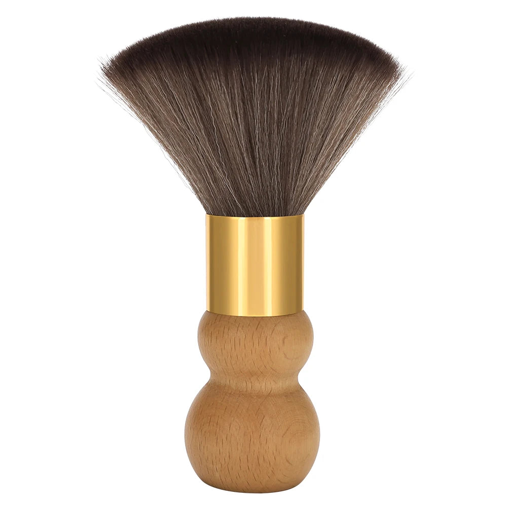 Soft Black Barber Neck Face Duster Brush – Salon Hair Tool