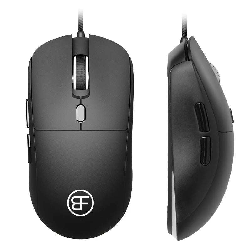 MissionFit 6-Button USB Wired Mouse | Ergonomic, DPI Adjust Wired Computer Mouse PRIMED