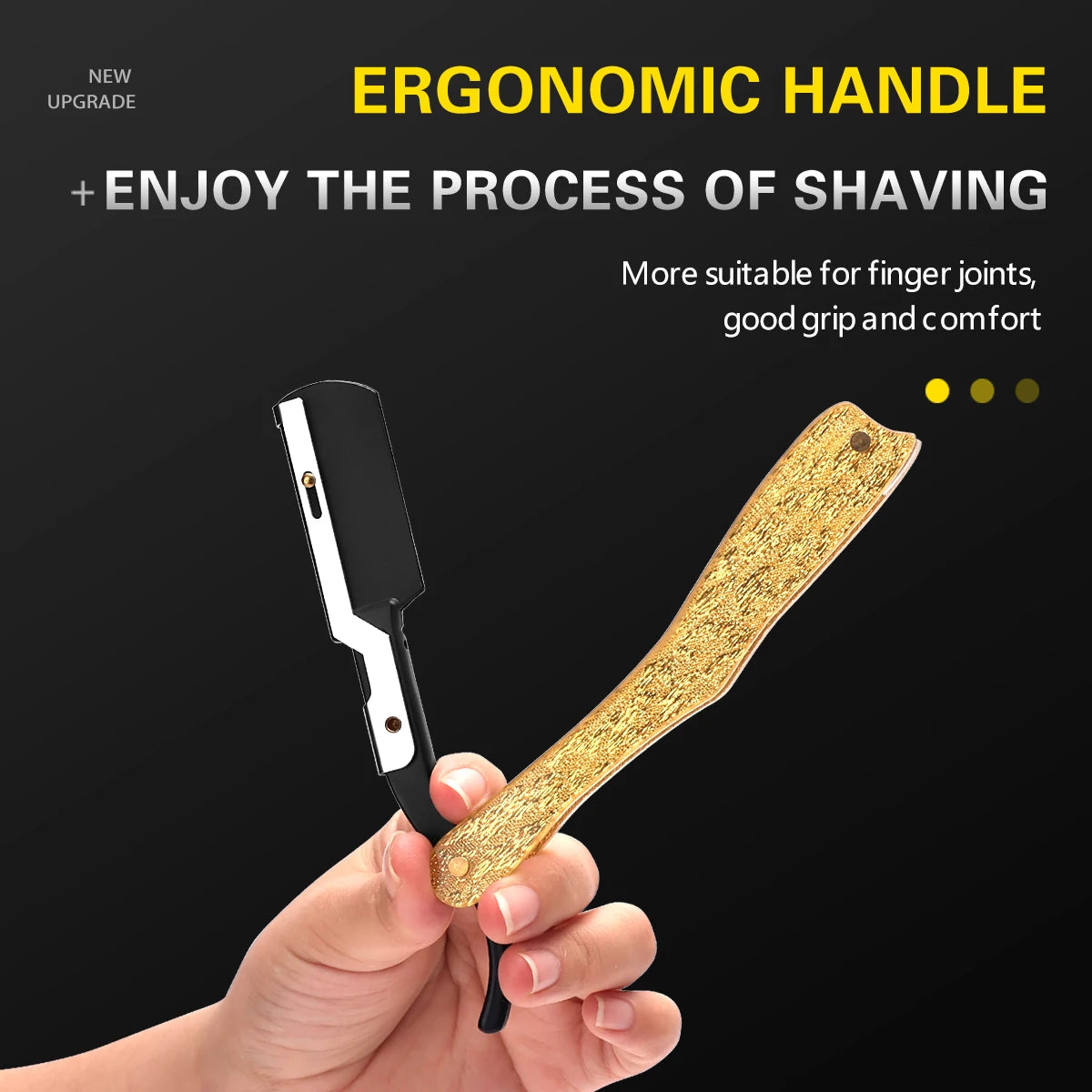 Vintage Straight Razor Replaceable Blades – Stainless Steel Shaver