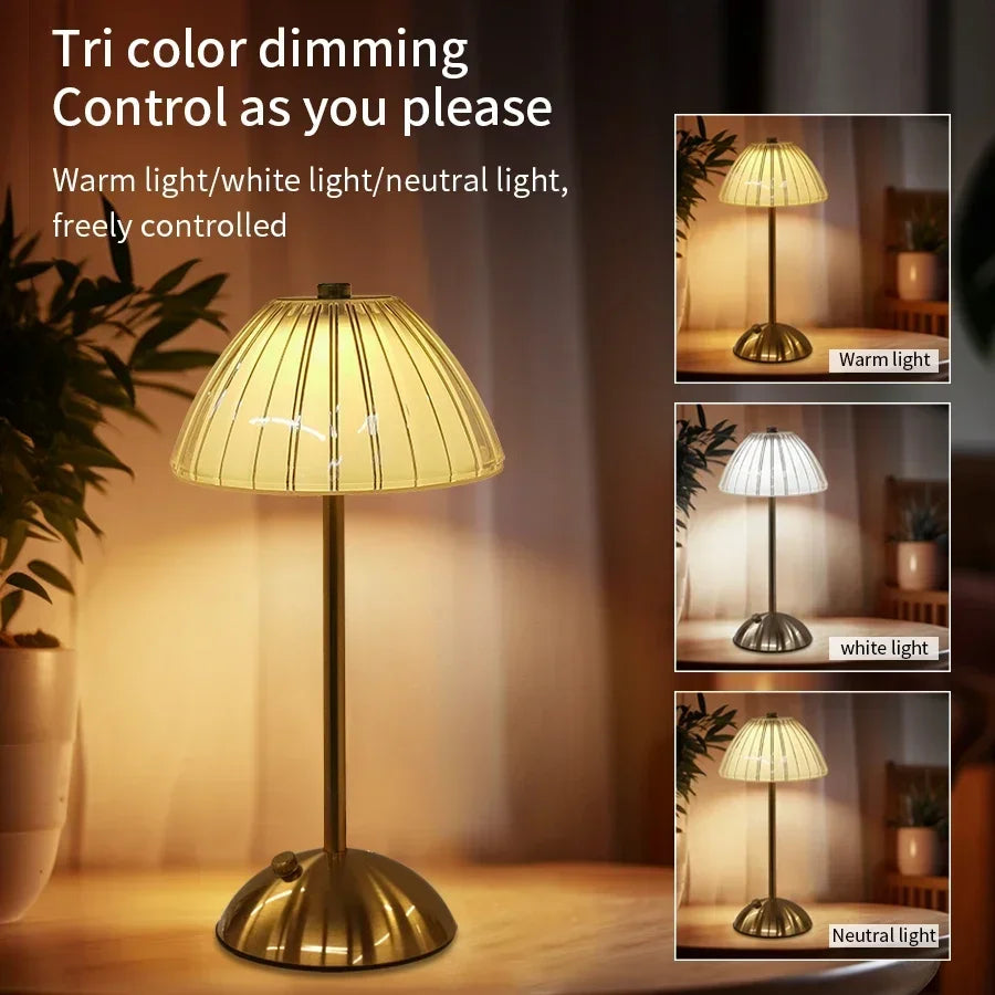 USB Rechargeable Touch LED Table Lamp | Dimmable Night Light LED Table Lamp PRIMED