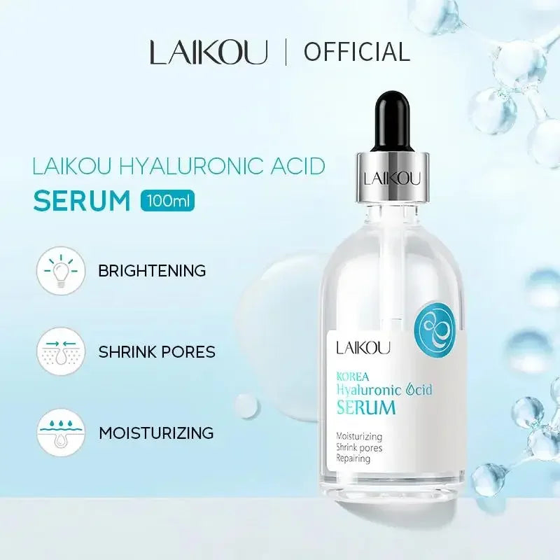 LAIKOU Anti-Aging Face Serum 100ml – Vitamin C & Hyaluronic Acid Anti-Aging Face Serum PRIMED
