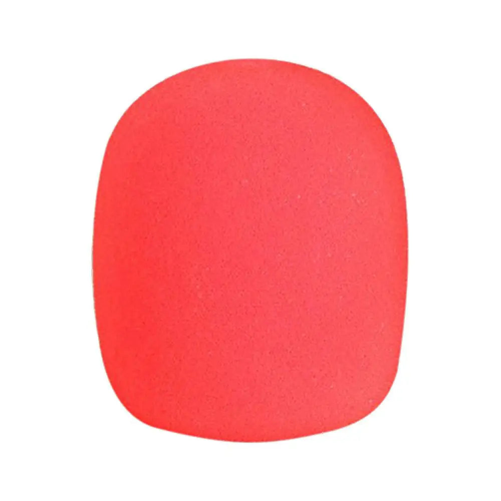 Foam Ball Mic Windscreen – Thickening Sponge Cover 5 Colors Mic Windscreen PRIMED Red
