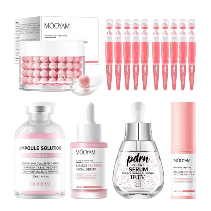 Salmon DNA PDRN Skin Care Set | Serum, Cream & Eye Stick