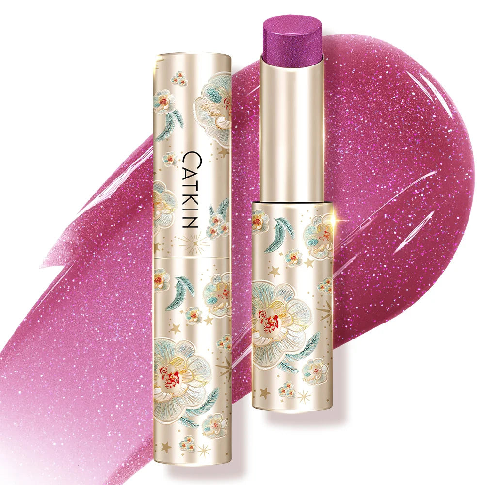 CATKIN WaterGlow Glossy Lip Balm | 12H Hydrating Lip Stick Glossy Lip Balm PRIMED C09 orchid
