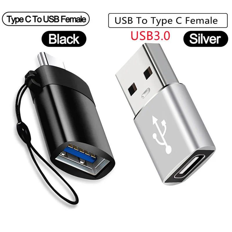 USB-C to USB 3.0 OTG Adapter | Type-C Male to USB-A Female USB-C OTG Adapter PRIMED 2pcs set A