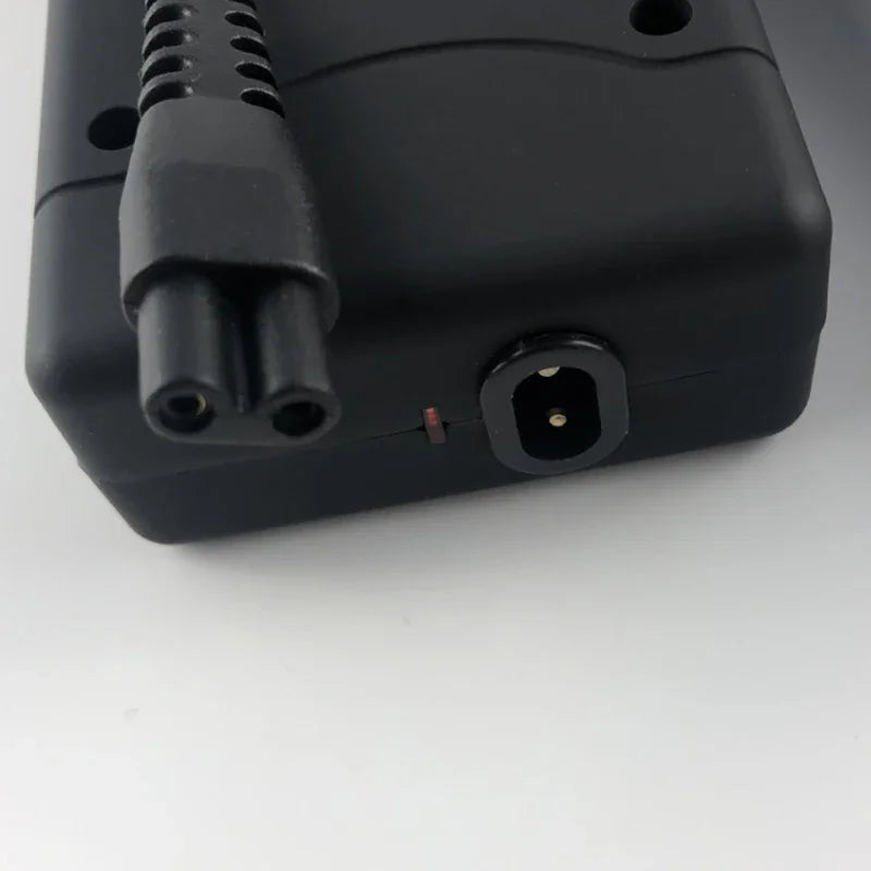 EU Plug Double-Hole Flashlight Charging Cable 22cm 220V/110V Flashlight Charger Cable PRIMED