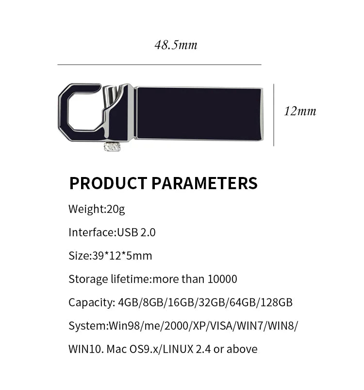 Z-Suit Metal USB 3.0 Flash Drive 8GB–128GB Memory Stick
