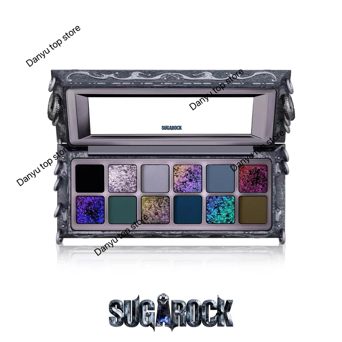 Sugarock Dark Dust 12-Color Gothic Shimmer Eyeshadow Palette