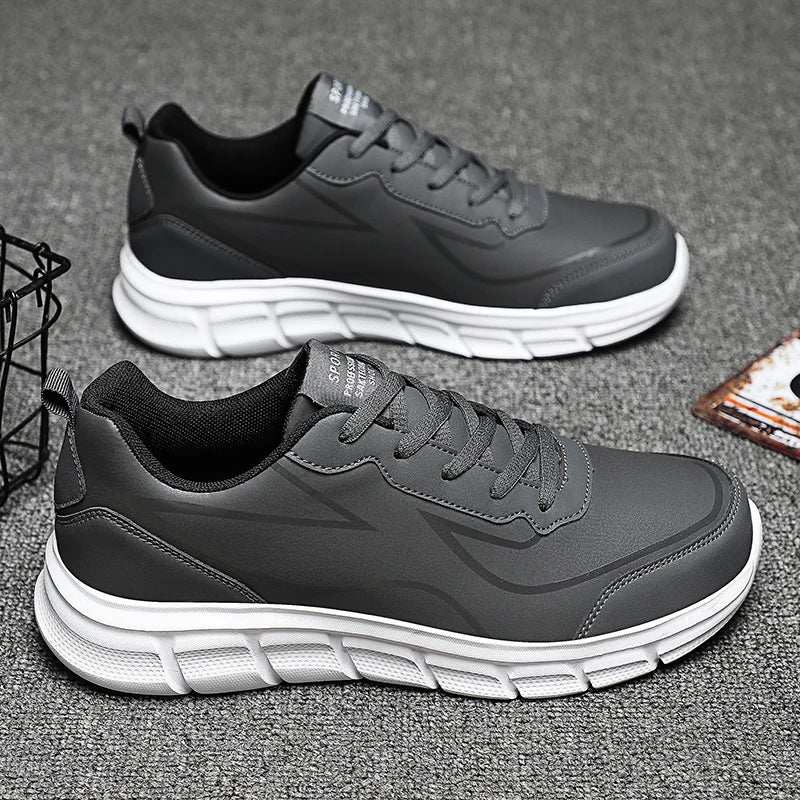 LETCOMFIT Men's Casual Sneakers – Lightweight Anti-Skid Trainers Men's Casual Sneakers PRIMED GRAY 43