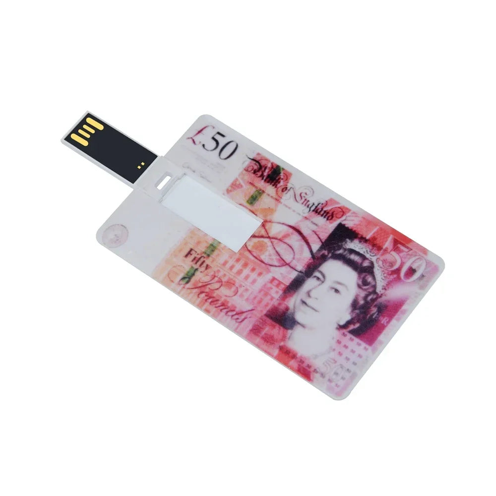 Credit Card USB Flash Drive 4–64GB | Waterproof Metal Memory Stick