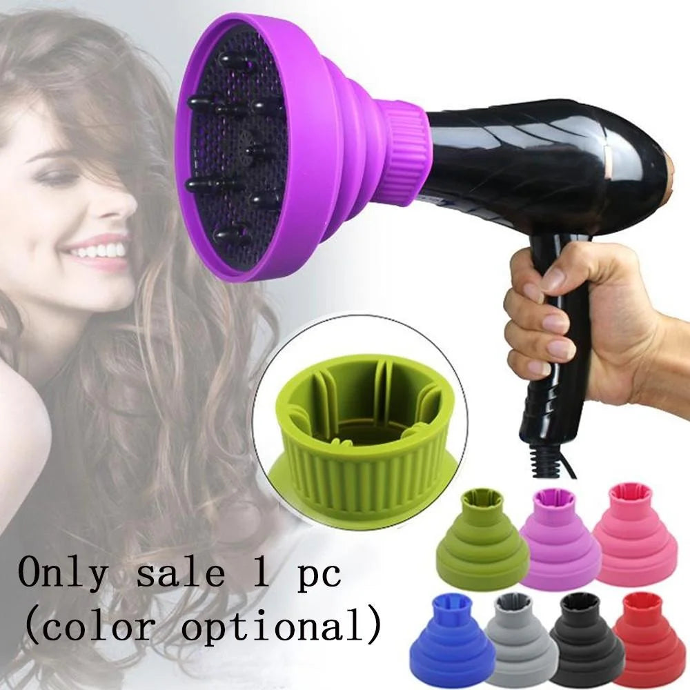 Silicone Hair Dryer Diffuser – Foldable Universal Curl Styler