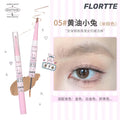 FLORTTE Double-Head Waterproof Eyebrow Pencil & Cream – Matte Eyebrow Pencil PRIMED 05