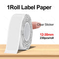 Portable Bluetooth Label Maker | Wireless Thermal Printer 12-15mm Bluetooth Label Printer PRIMED Only 1Trans 1230