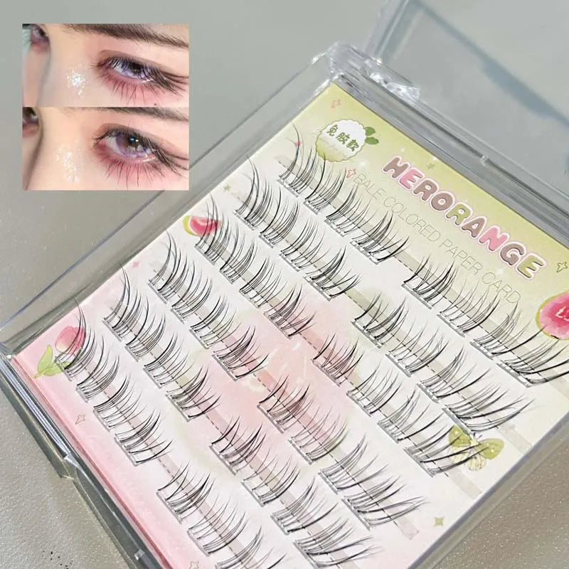 Cluster False Eyelashes 24/48/80 Clusters | Glue-Free DIY Lashes Cluster False Eyelashes PRIMED
