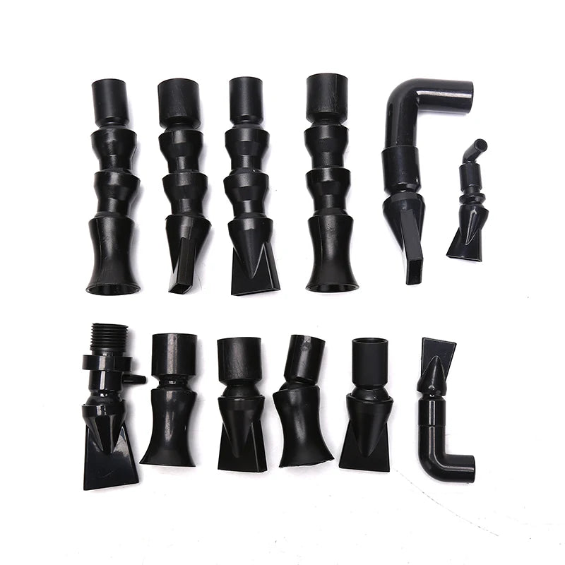 Aquarium Duckbill Nozzle Rotating Water Outlet Connector Aquarium Pump Fitting PRIMED
