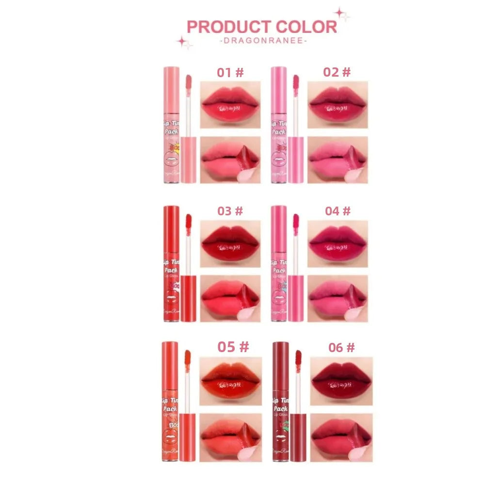 Dragon Ranee 6-Piece Tear-Off Lip Gloss Set | Matte Velvet Lip Gloss Set PRIMED