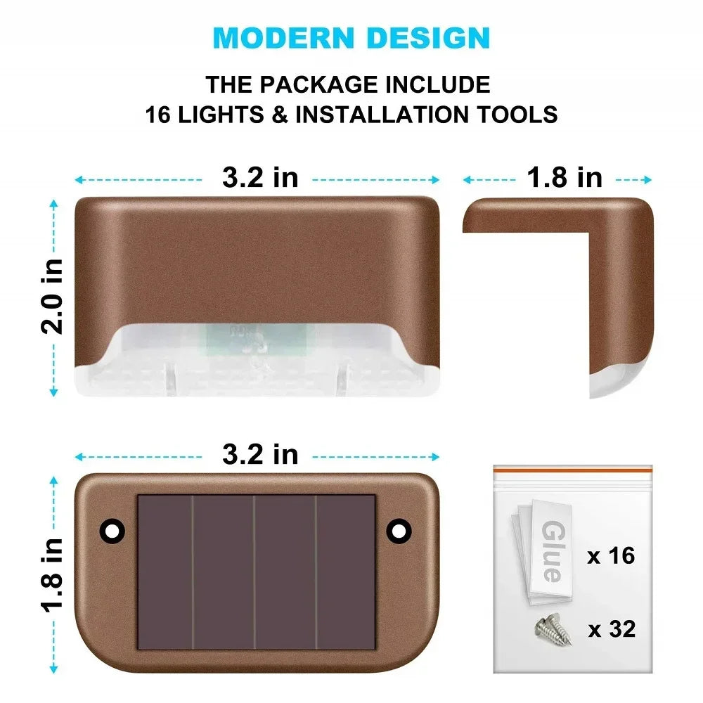 Waterproof LED Solar Deck Lights – Outdoor Fence Wall Lamp Solar Outdoor Light PRIMED
