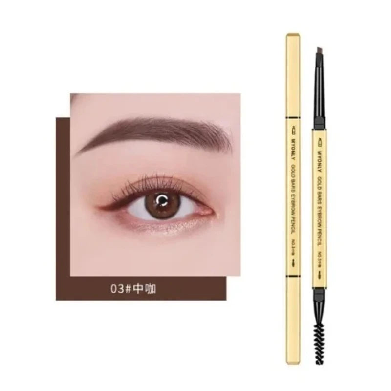 Blana Waterproof Eyebrow Pencil with Brush – 24Hr Wear Eyebrow Pencil PRIMED