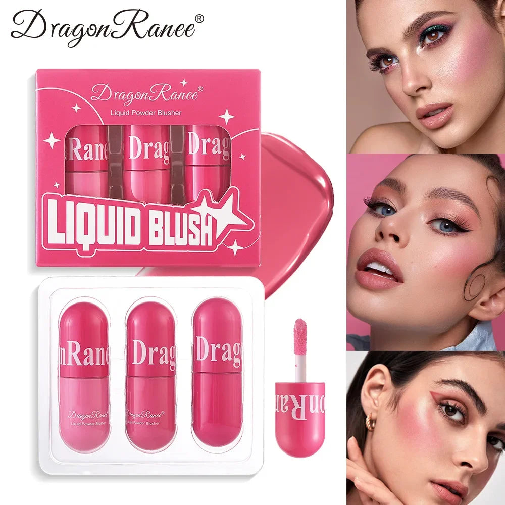 Dragon Ranee Liquid Blush Set – Waterproof, Long-Lasting Liquid Blush Set PRIMED