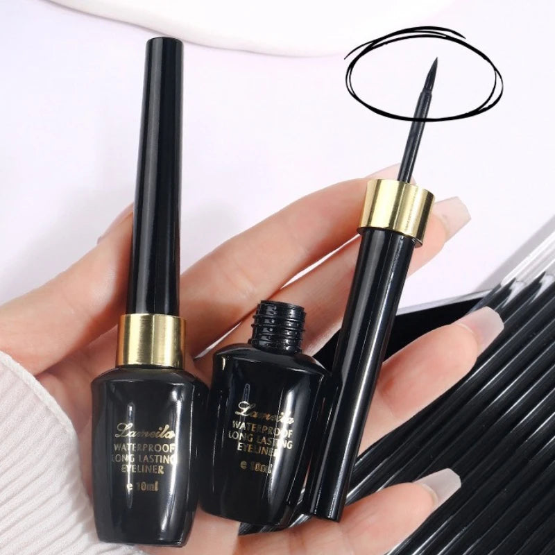 Waterproof Black Liquid Eyeliner Pen – Fine Tip Quick Dry Liquid Eyeliner Pen PRIMED