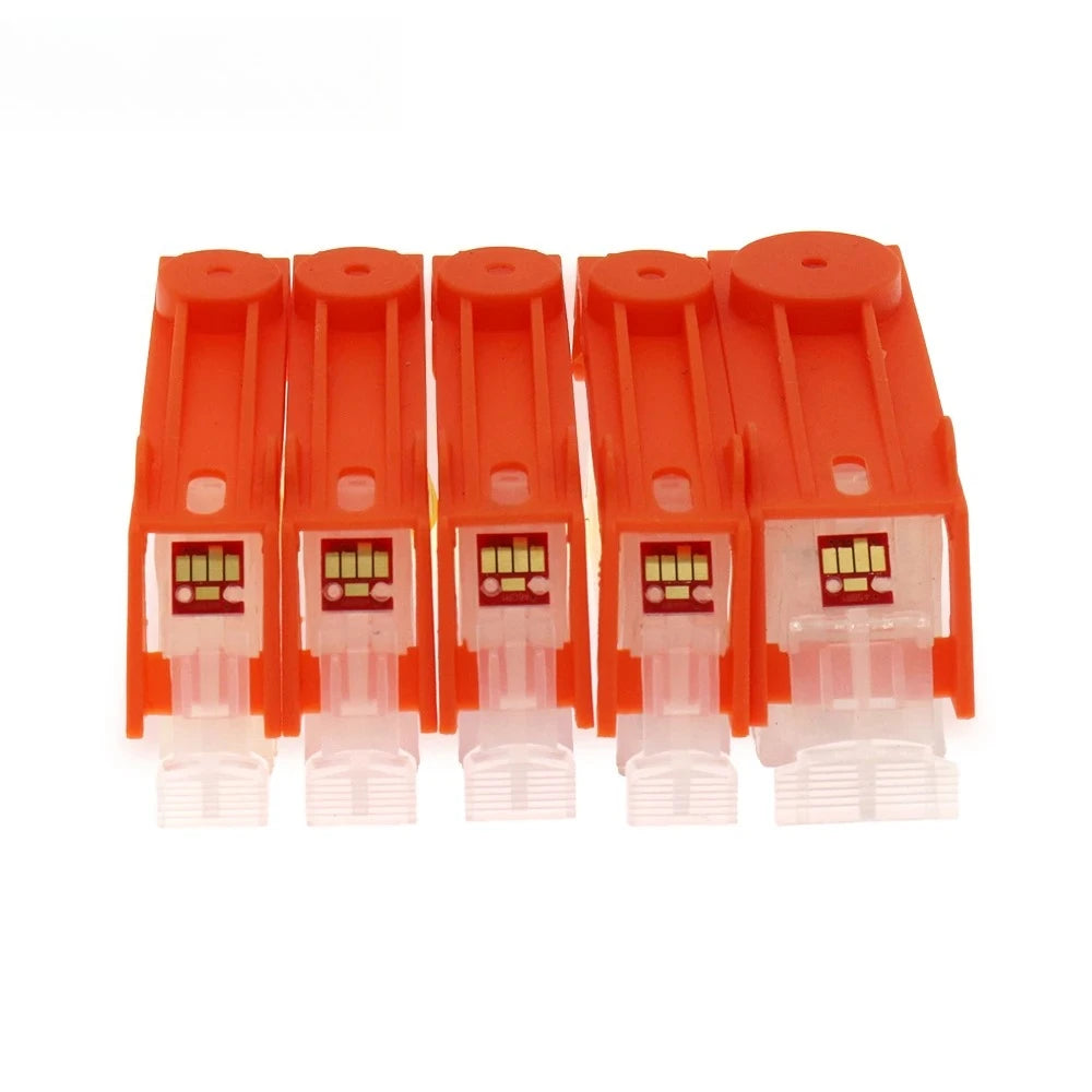 PGI-520 CLI-521 Refillable Ink Cartridges for Canon PIXMA Ink Cartridge Set PRIMED
