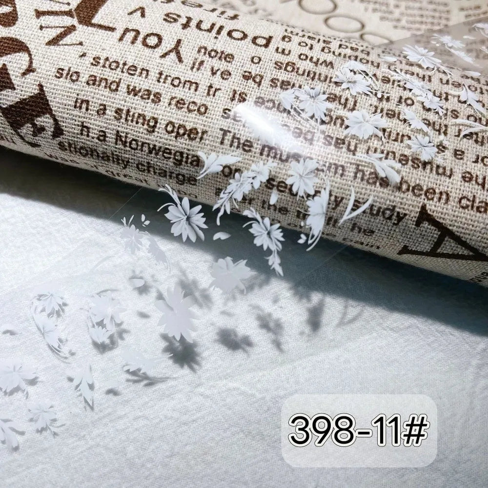 Nail Foil Transfer Stickers – Lace, Leopard & Stripe Designs