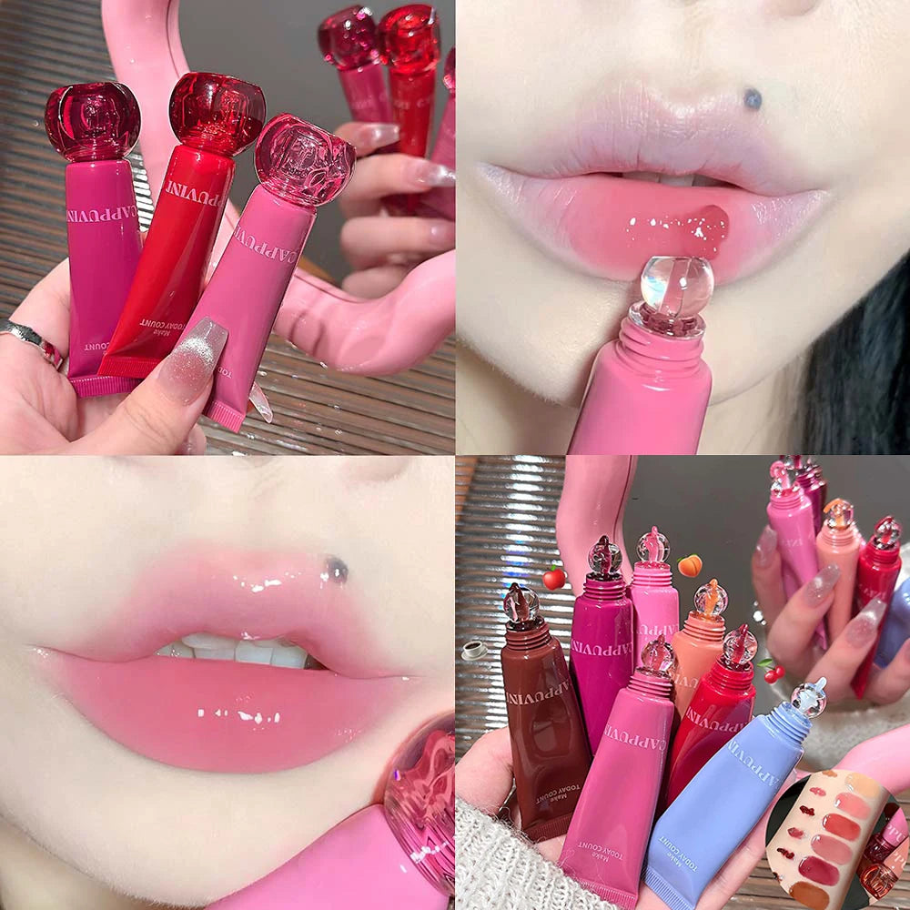 Cappuvini Crystal Jelly Lip Gloss – Plumping & Moisturizing Lip Gloss PRIMED