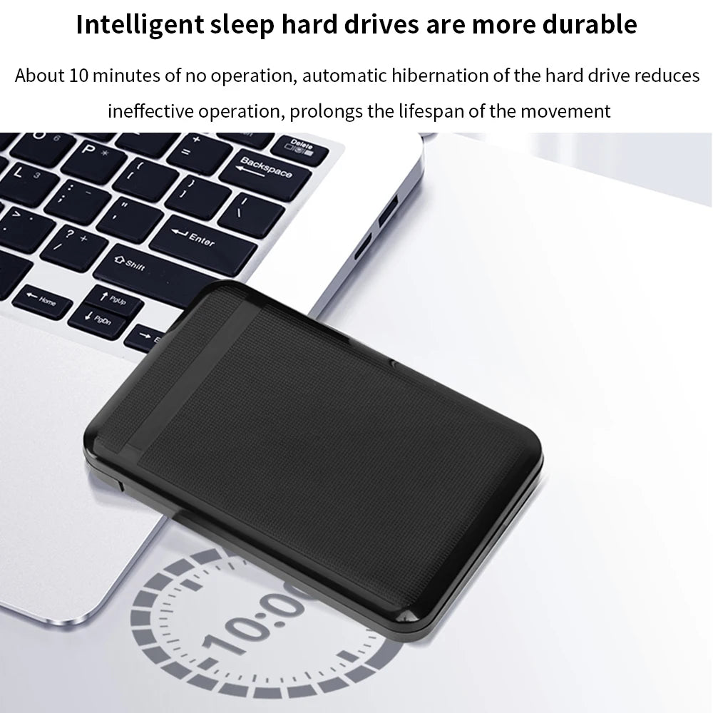 TISHRIC 2.5" Hard Drive Enclosure SATA to USB 3.0 External HDD Hard Drive Enclosure PRIMED