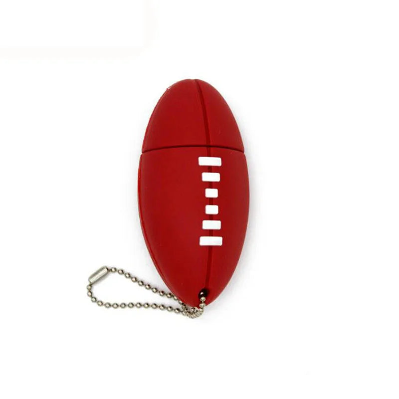 Football Silicone USB Flash Drive 4GB–128GB | JASTER Gift USB Flash Drive PRIMED WHITE 32 GB