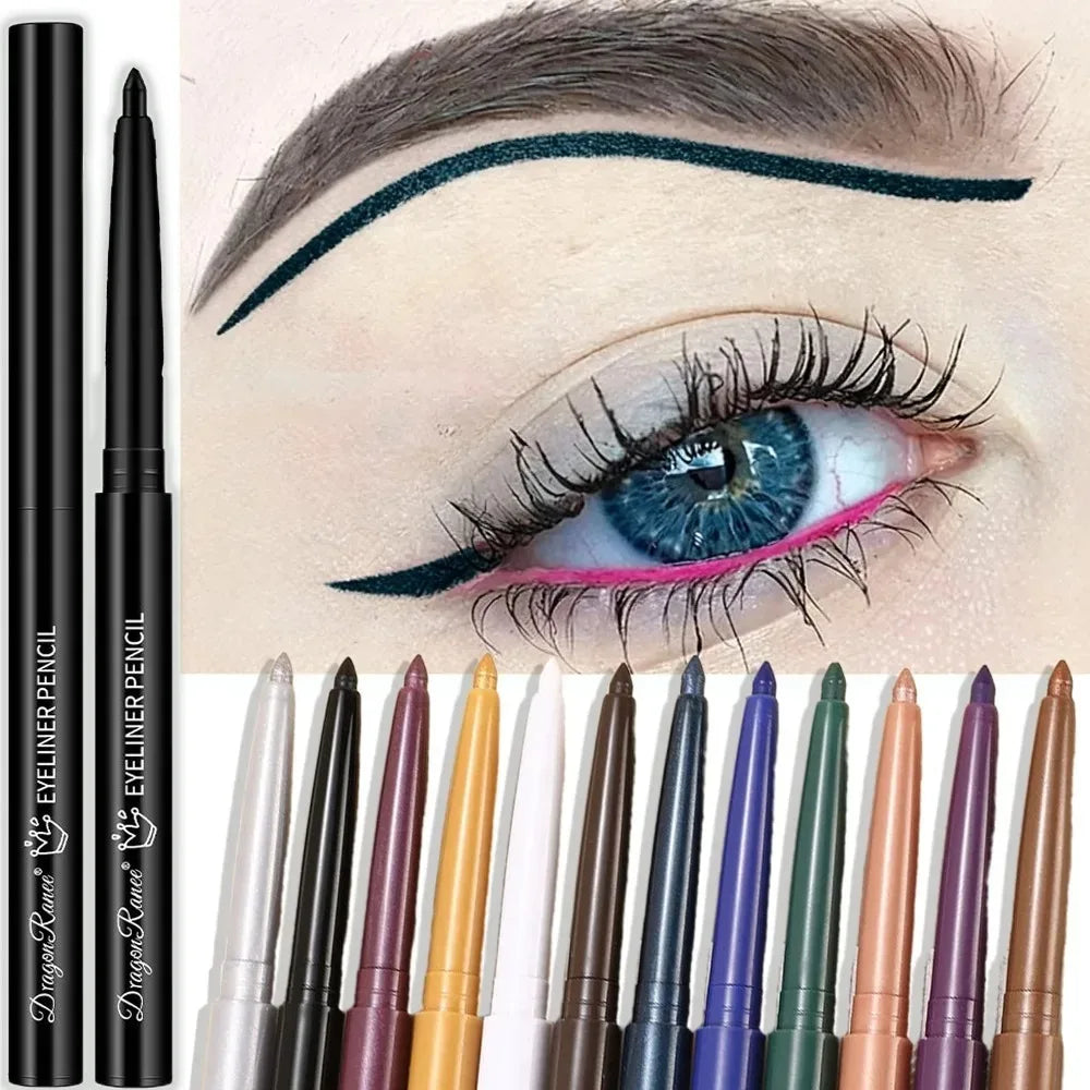 Waterproof Gel Eyeliner Pencil | Matte & Shimmer, 10 Colors Gel Eyeliner Pencil PRIMED