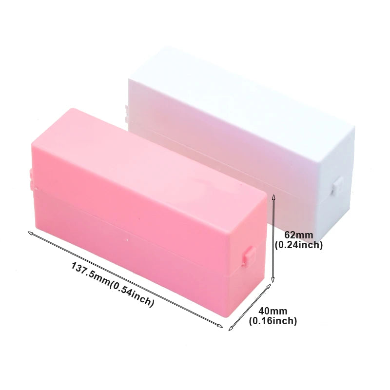 30-Hole Nail Drill Bit Storage Box | Manicure Organizer