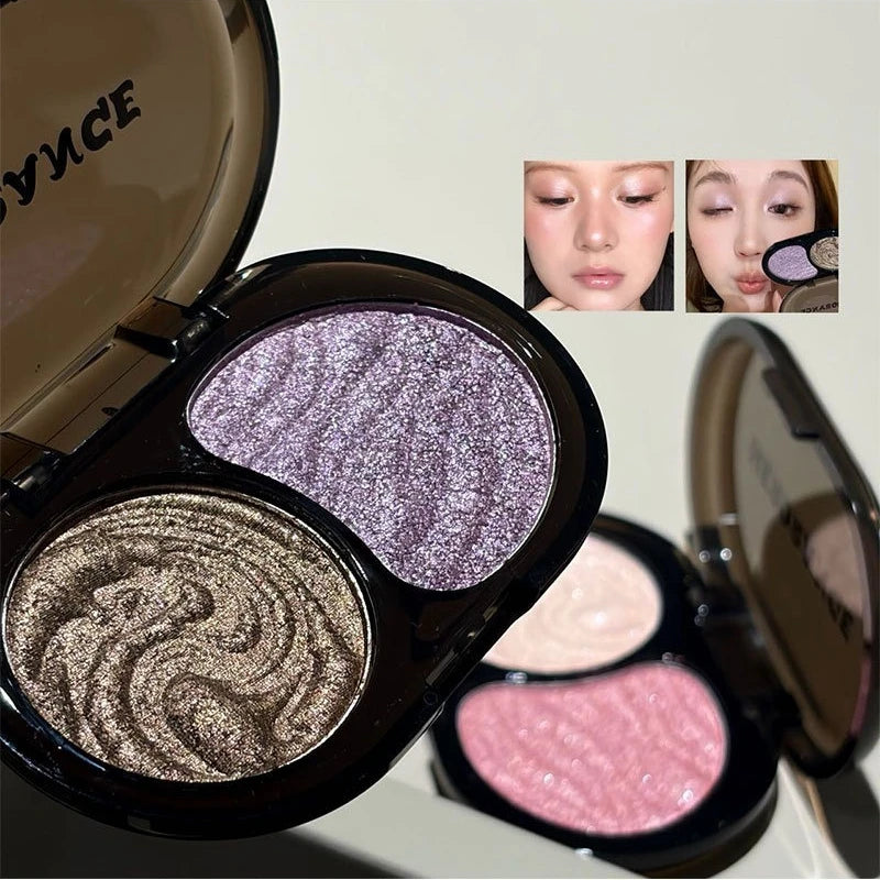 Shimmer Eyeshadow Palette – Obsidian Night Glitter Smoky Eye