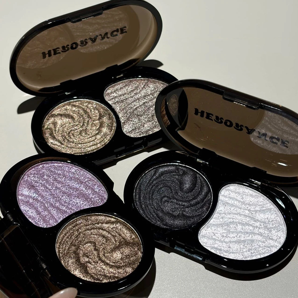 Shimmer Eyeshadow Palette – Obsidian Night Glitter Smoky Eye
