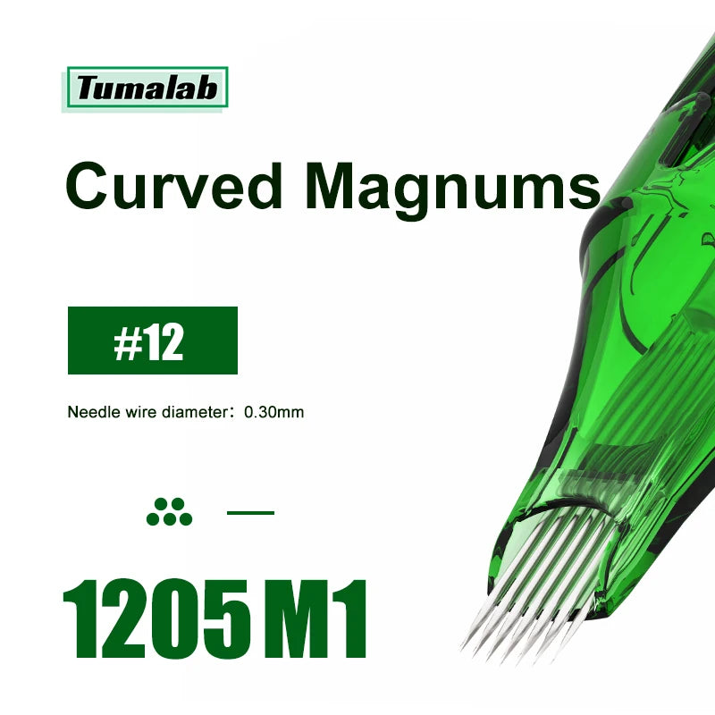 TUMAlab Tattoo Cartridge Needles – Sterilized 50+ Configs