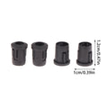 50Pcs 5mm LED Holder Socket Bezel Clip – Black Plastic Mount LED Holder Socket PRIMED Black