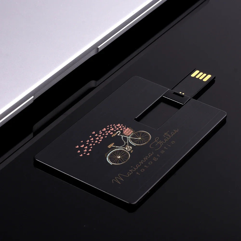 Custom Logo Credit Card USB Flash Drive 4GB–128GB | JASTER USB Flash Drive PRIMED