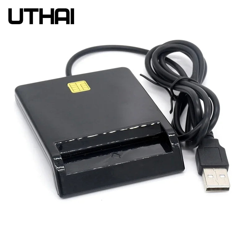 UTHAI USB Smart Card Reader IC/ID EMV ISO 7816 – XJF-607 USB Smart Card Reader PRIMED X01