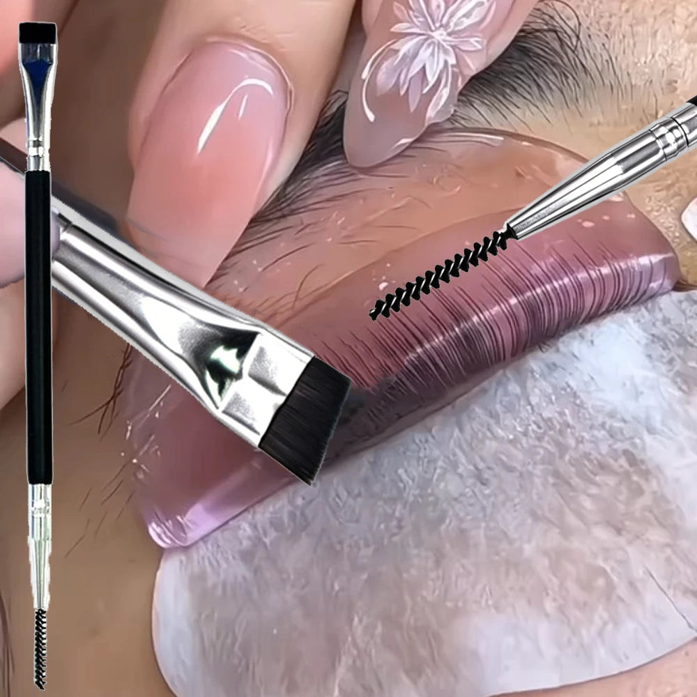 Double-Headed Lash Lift Perm Brush – 2-in-1 Lash Tool Lash Lift Brush PRIMED