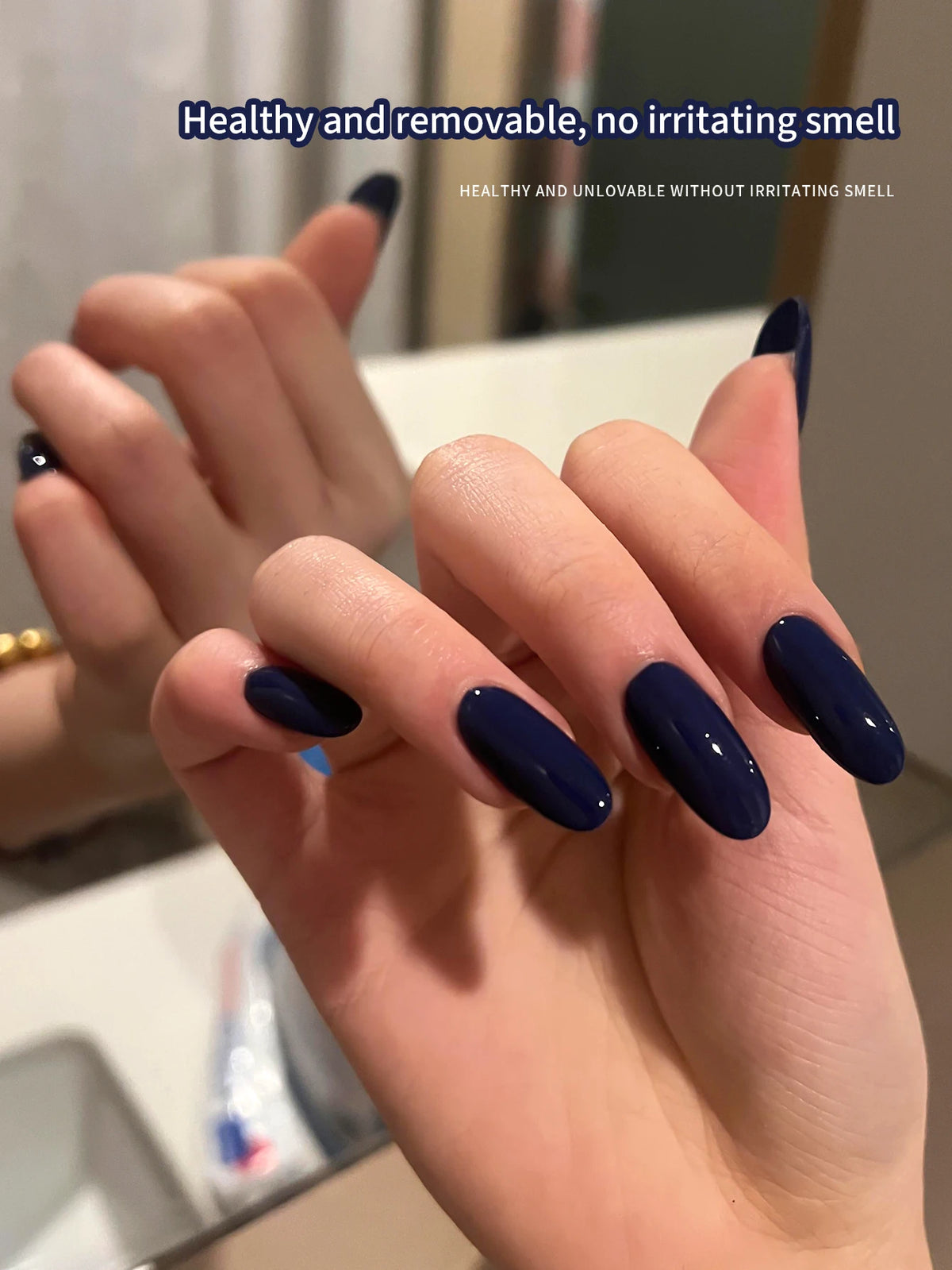 Ocean Blue Gel Nail Polish 10ml – High Gloss UV Soak Off