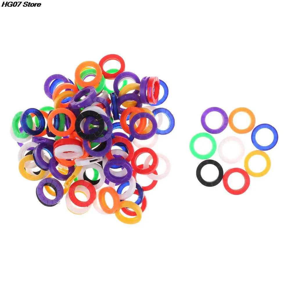 Colorful Rubber Key Caps Covers 10–20 Pack | Key Identifier Key Caps Organizer PRIMED