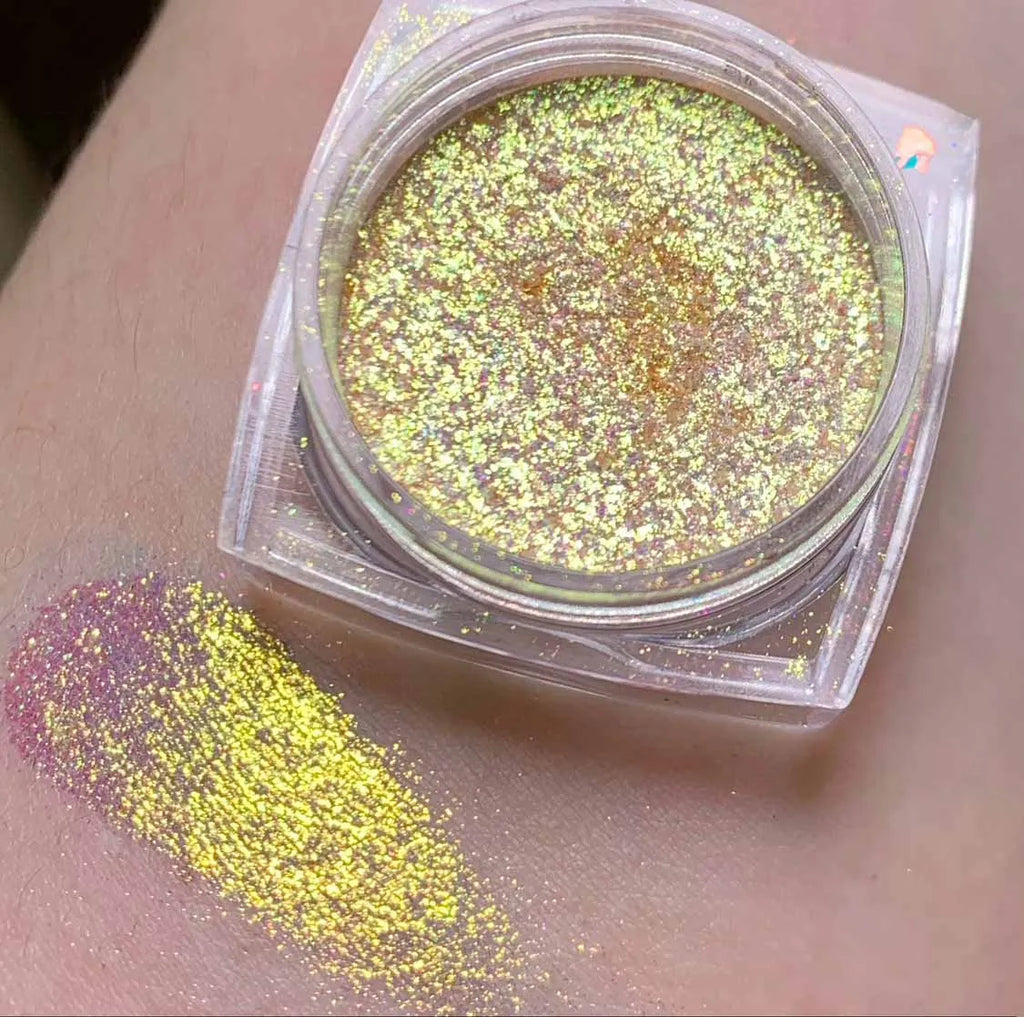 8-Color Iridescent Aurora Chameleon Nail Glitter Powder Nail Glitter Powder PRIMED