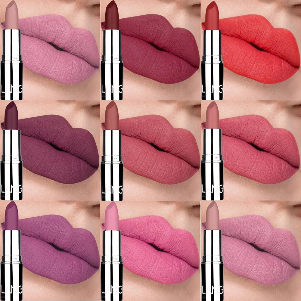 Velvet Matte Lipstick 8 Colors | Non-Stick, Long-Lasting