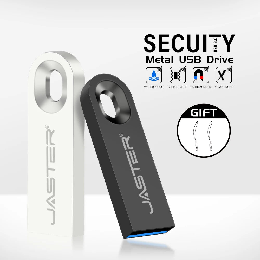 Custom Logo USB Flash Drive 128GB Mini Metal Key Chain Pendrive USB Flash Drive PRIMED