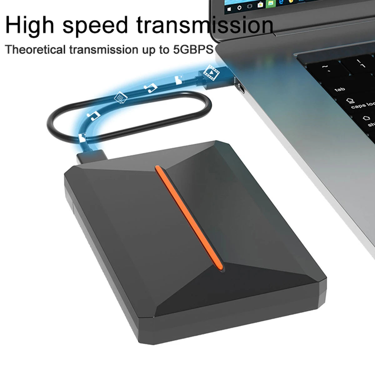 UTHAI USB 3.0 External 2.5" SATA Hard Drive Enclosure – 5Gbps