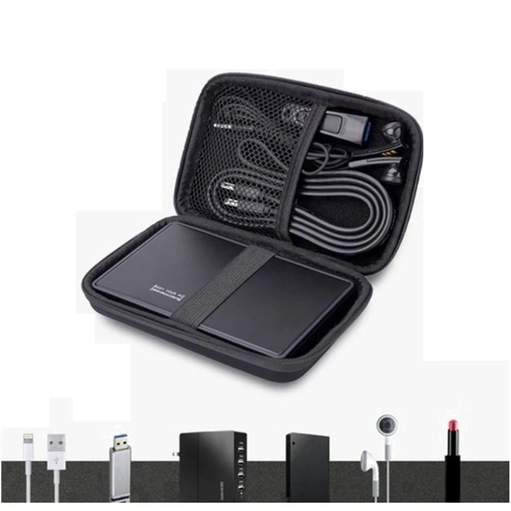 EVA 2.5" HDD Portable Zipper Case – Hard Drive Storage Pouch Hard Drive Case PRIMED