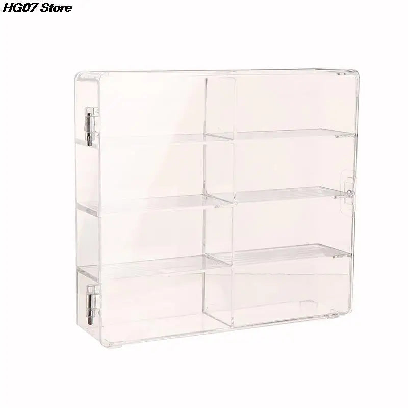 1:64 Car Model Display Box – 8-Slot Clear Acrylic Storage Case Model Car Display Case PRIMED